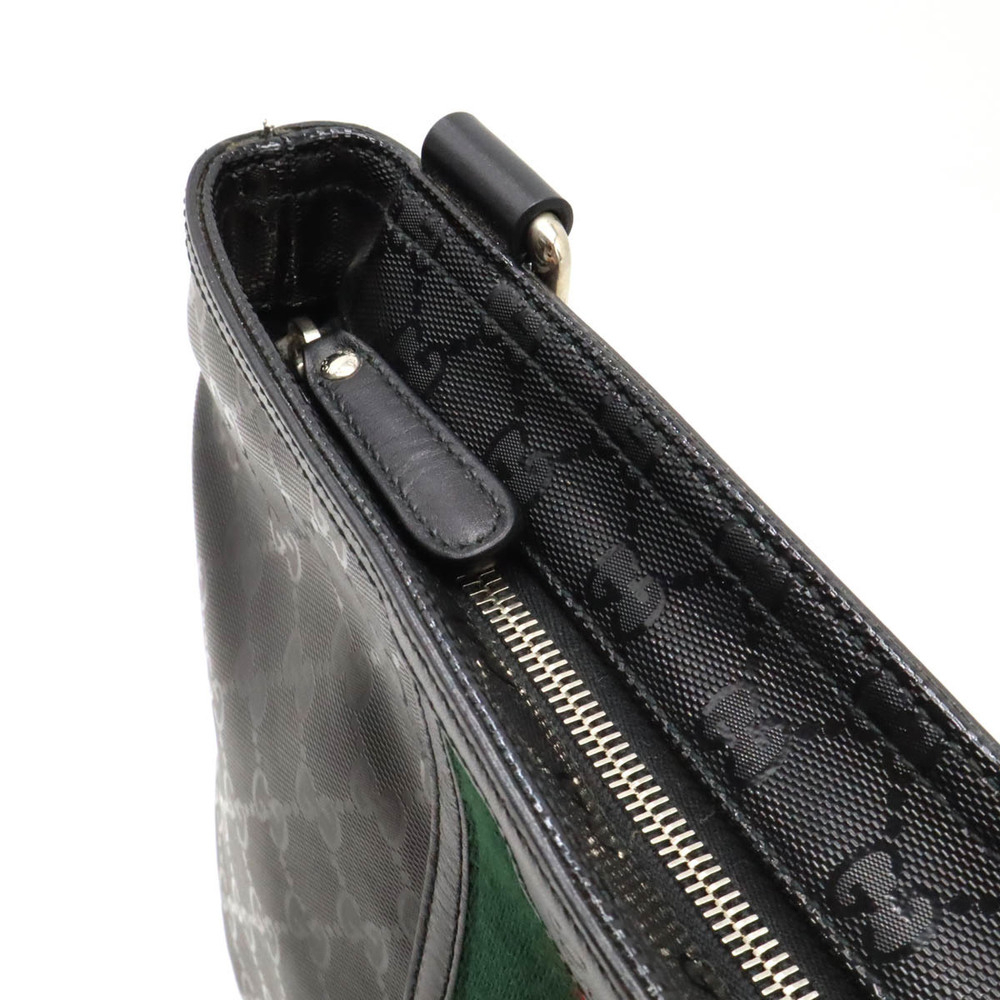 Gucci Crossbody Collaboration Implime Fiat GG Leather Bag Black - Picture 6 of 9